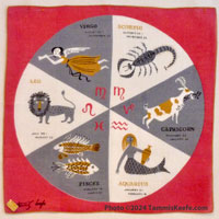 Wheel of the Zodiac I, Red